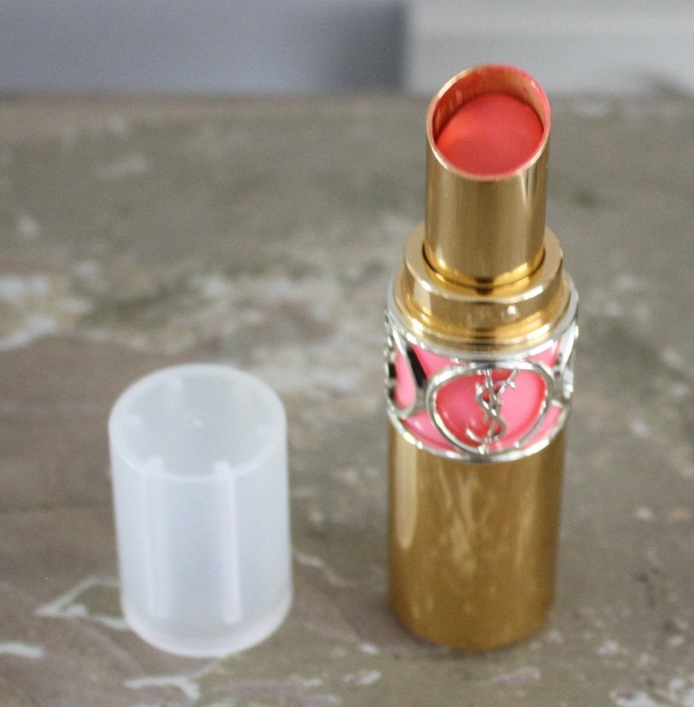 rouge volupte shine 41lipstik, Ophalen of Verzenden, Gebruikt, Lippen, Make-up