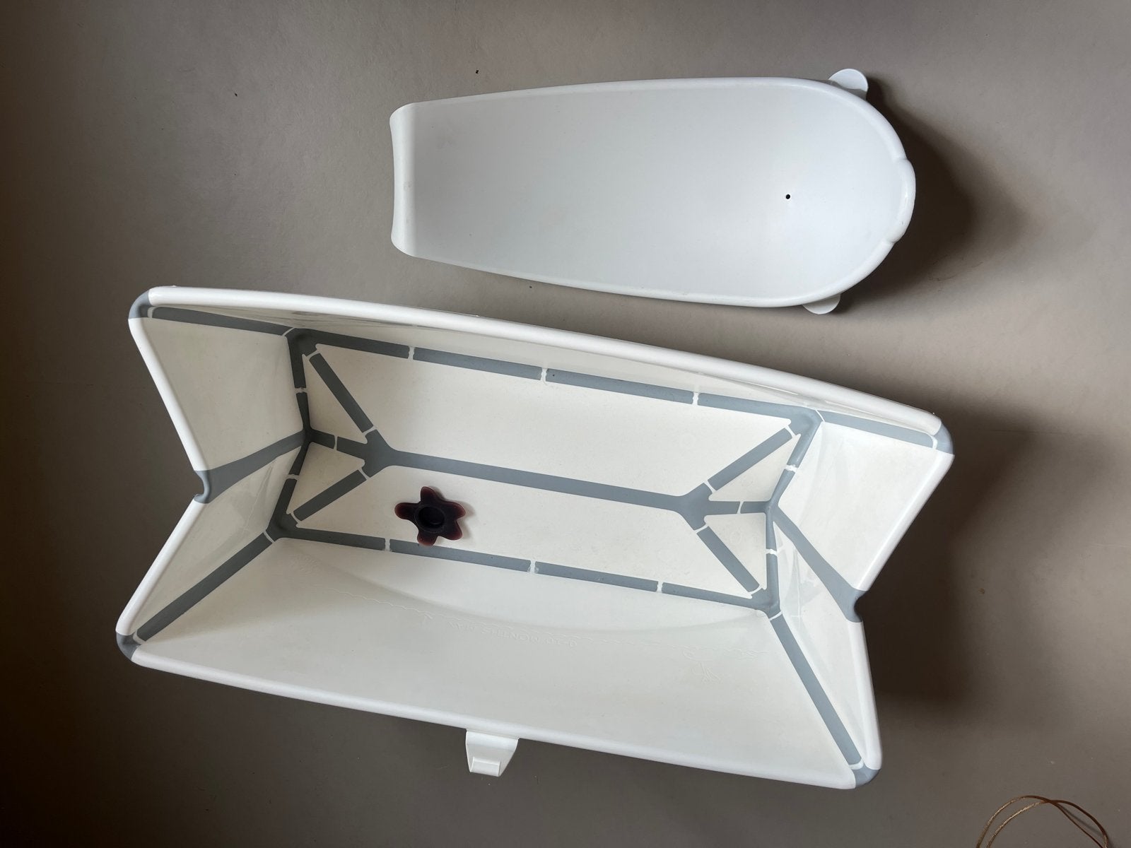 Stokke Flexi Bath opvouwbaar babybadje met badzitje, Overige merken, Ophalen of Verzenden, Zo goed als nieuw, Badje