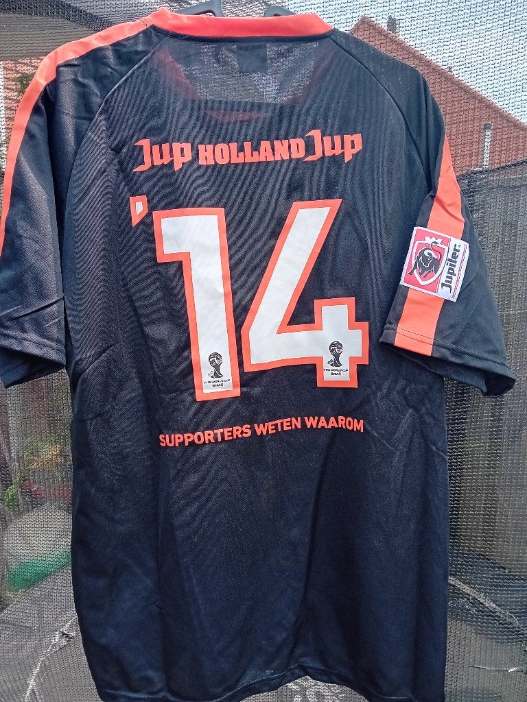 Oranje shirt Jup Holland Jup, Maat L, Ophalen of Verzenden, Gebruikt, Shirt