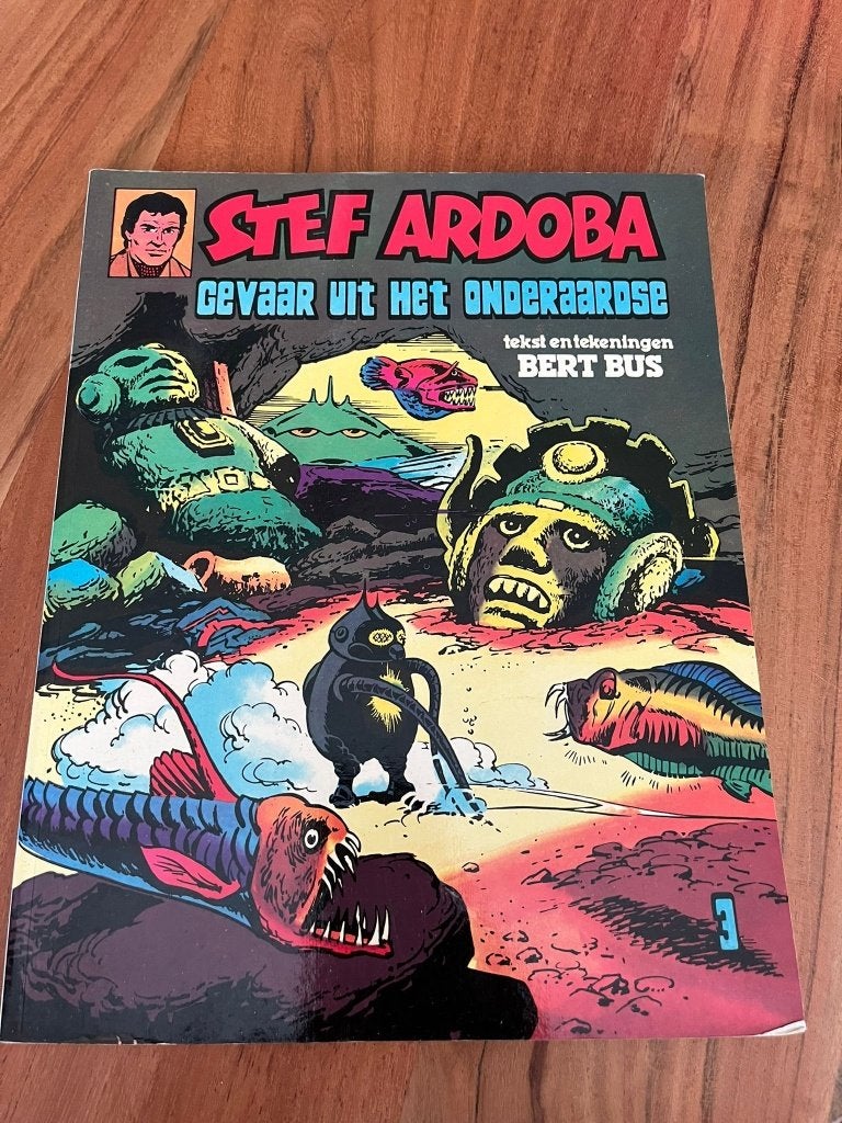 STEF ARDOBA 03 GEVAAR UIT HET ONDERAARDSE, Boeken, Eén stripboek, Ophalen of Verzenden, Zo goed als nieuw