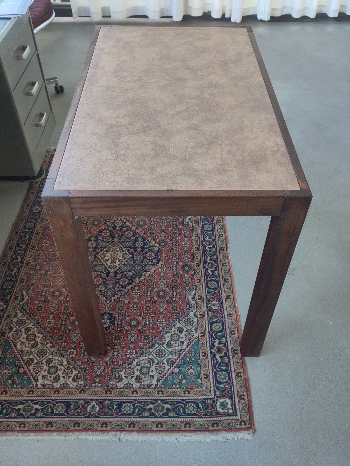vintage robuust tafeltje, Ophalen, Gebruikt, 50 tot 100 cm, Vintage