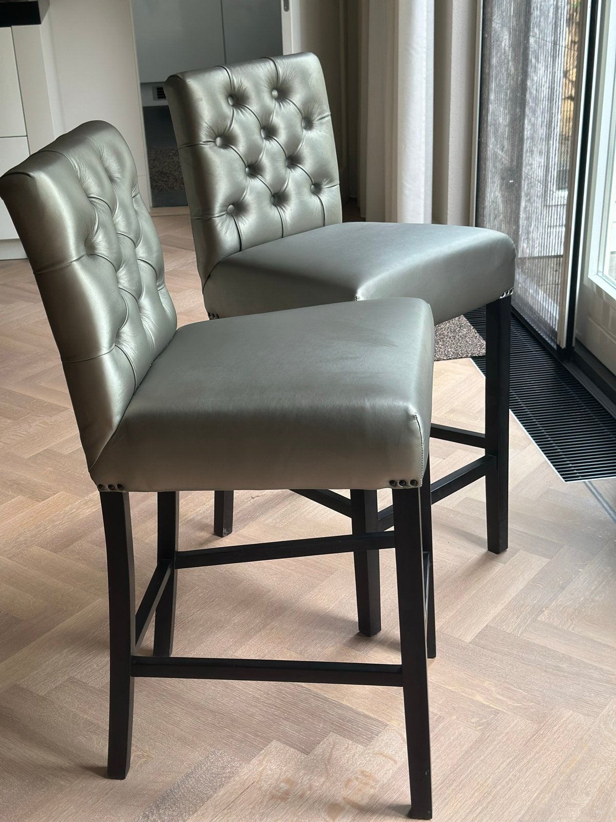 Macazz barkrukken zithoogte 70cm, Ophalen, Gebruikt, Met voetsteun, 60 tot 90 cm