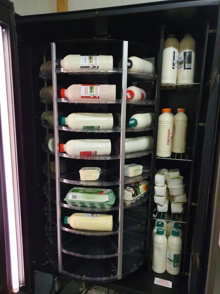 Fruit / zuivel automaat gekoeld, Ophalen
