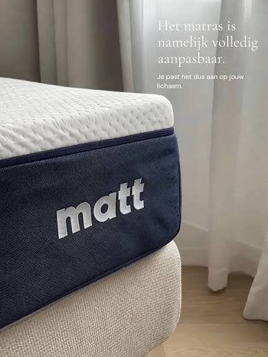 Matt Sleeps original Matras 1.80 X 2.00 nieuwstaat, Ophalen, Zo goed als nieuw, Eenpersoons