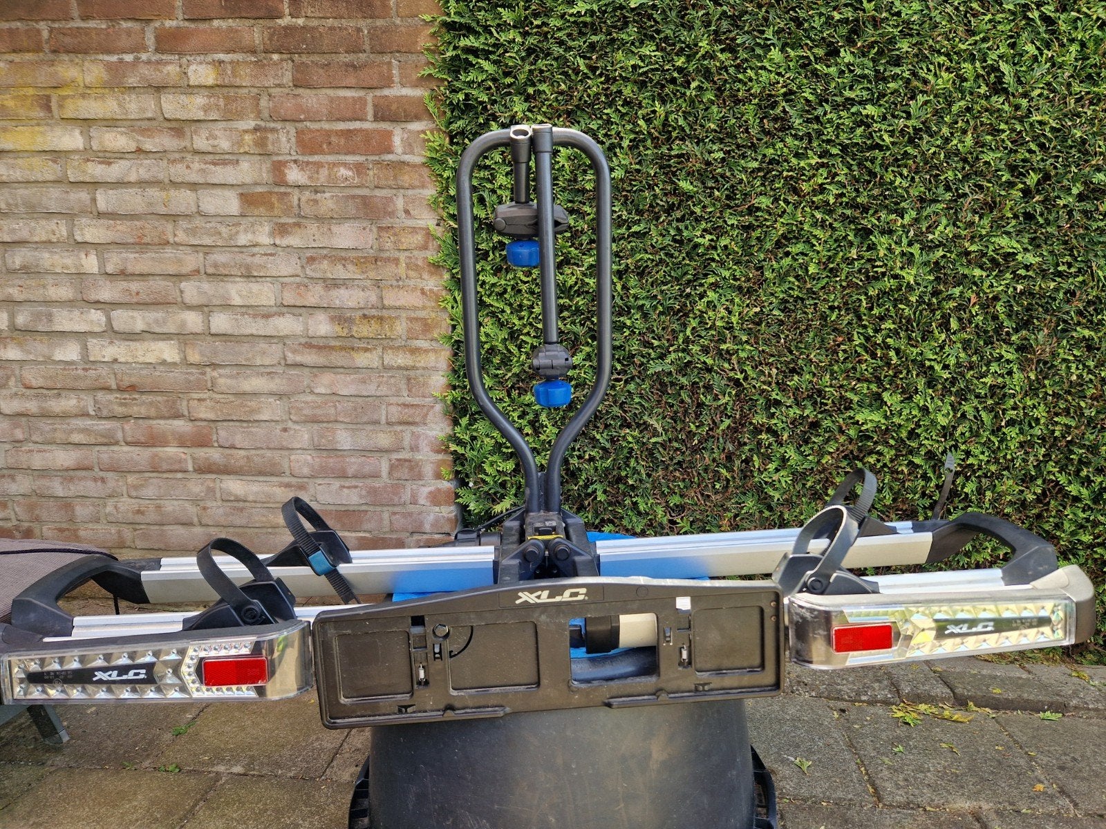 Nette XLC Azura Led Fietsendrager inklapbaar voor 2 E-bikes, Ophalen, Gebruikt, 2 fietsen, Trekhaakdrager