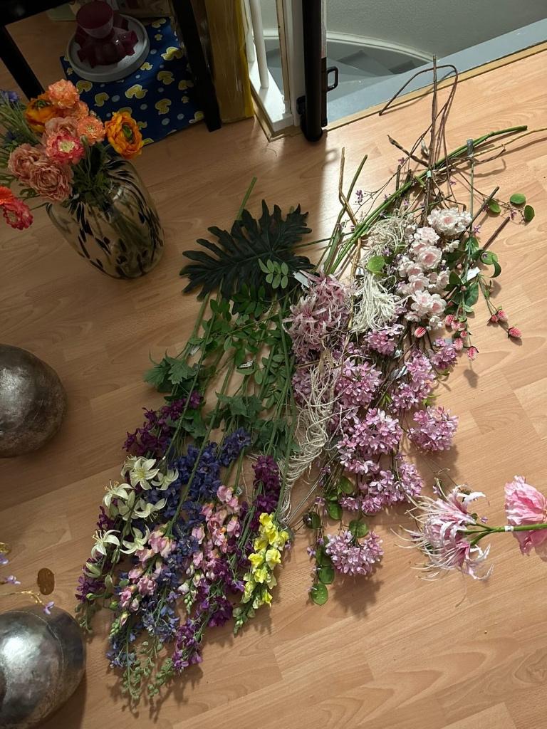 Zijde bloemen, Ophalen, Binnen, Nieuw, Silk-ka