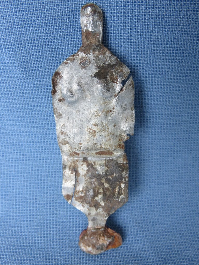 IJzertijd . idool beeldje in zilver . ca. 2500 jaar oud, Antiek en Kunst, Ophalen of Verzenden, Zilver