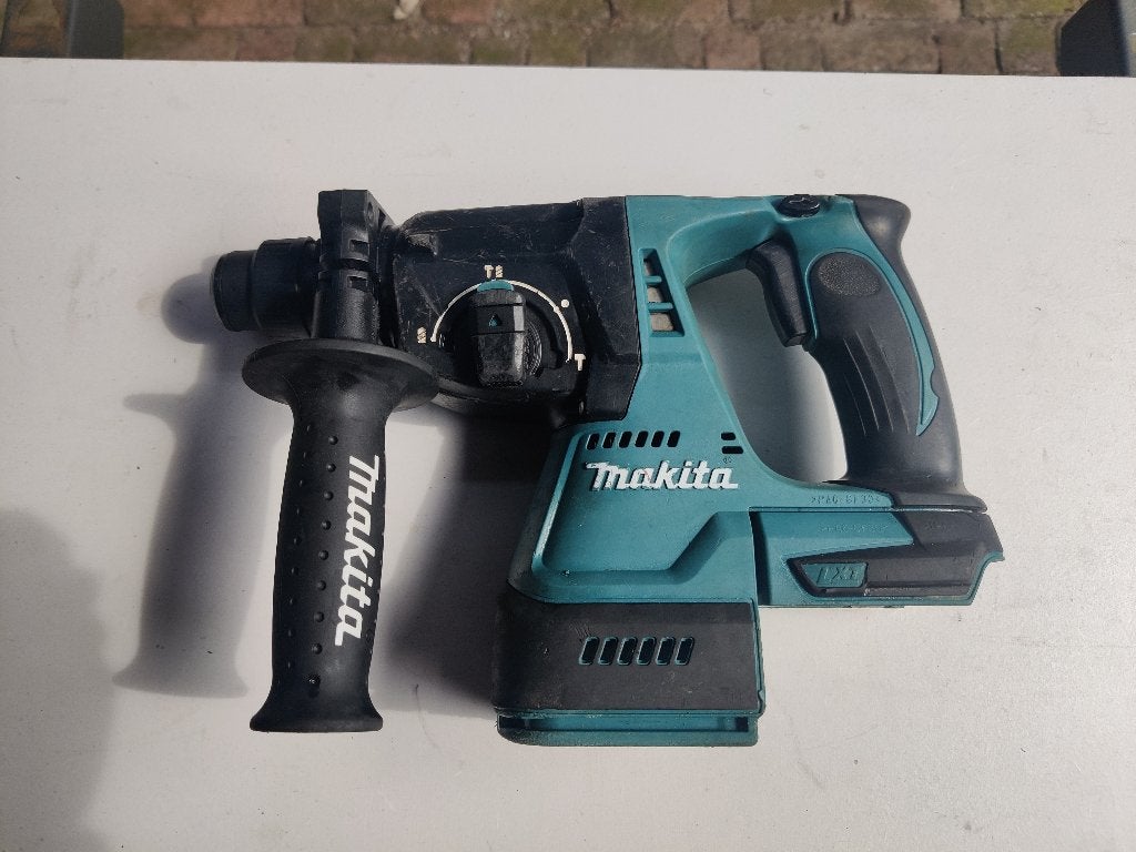 Makita DHR242Z 18V Li-Ion Accu SDS-plus combihamer body, Ophalen of Verzenden, Gebruikt