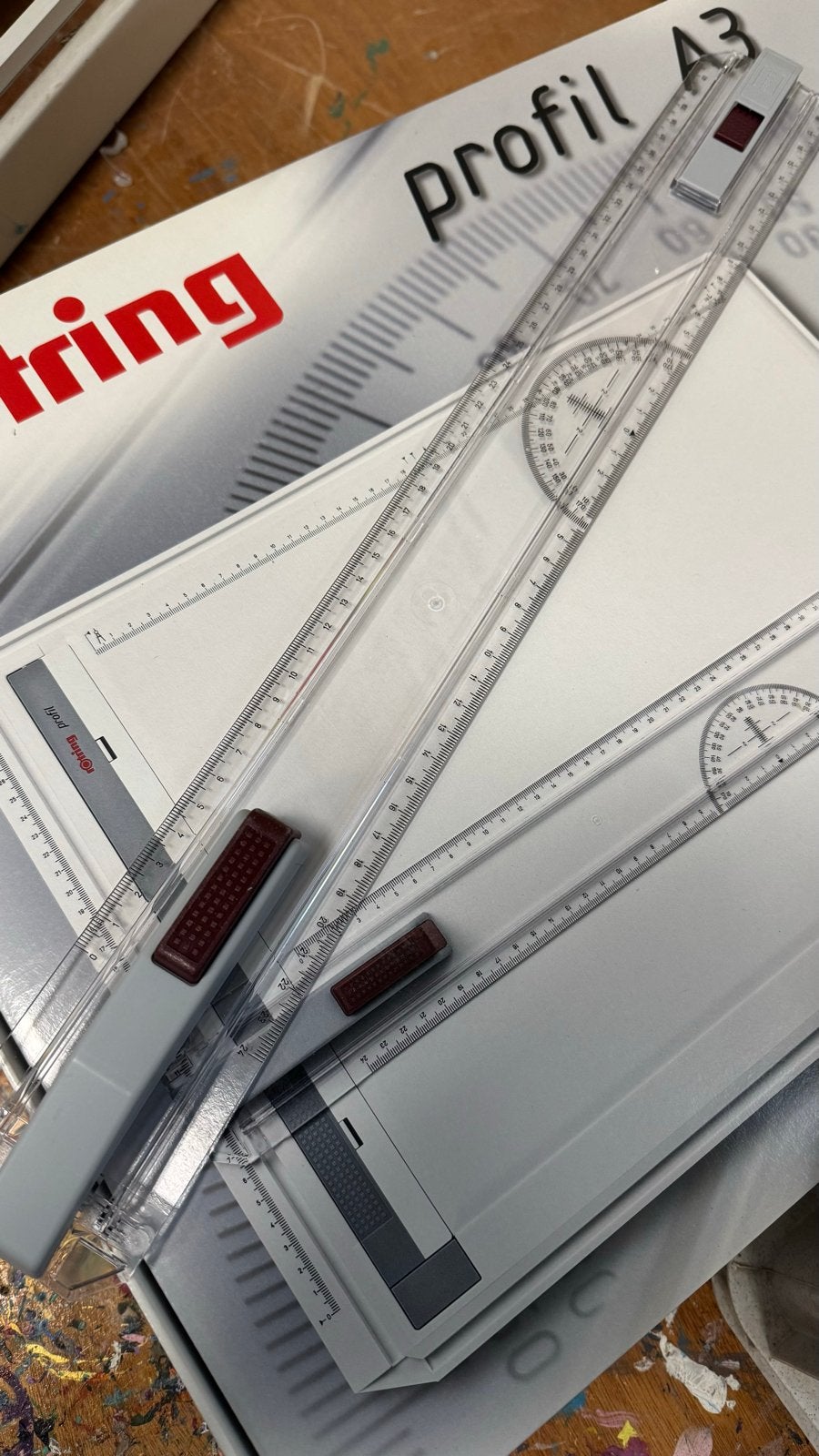 Rotring Tekenbord A3 met Tekenhaak - Nieuw in Doos, Ophalen of Verzenden, Nieuw, Minder dan 130 cm