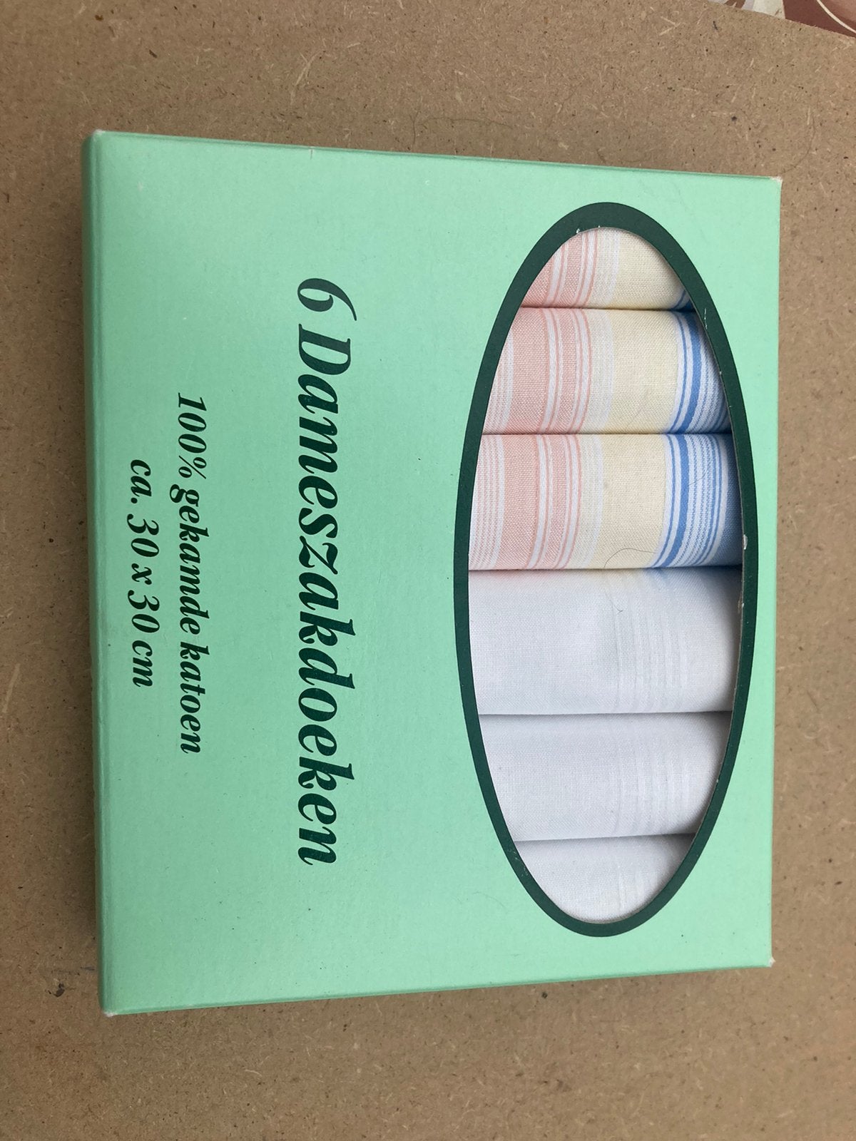 6 Dameszakdoeken, kwaliteit en nieuw!, Ophalen of Verzenden, Nieuw, Accessoires