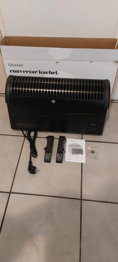 Convector kachel nieuw in de doos in zwart of wit, Huis en Inrichting, Kachels, Ophalen of Verzenden, Nieuw, Elektrisch, Overige soorten