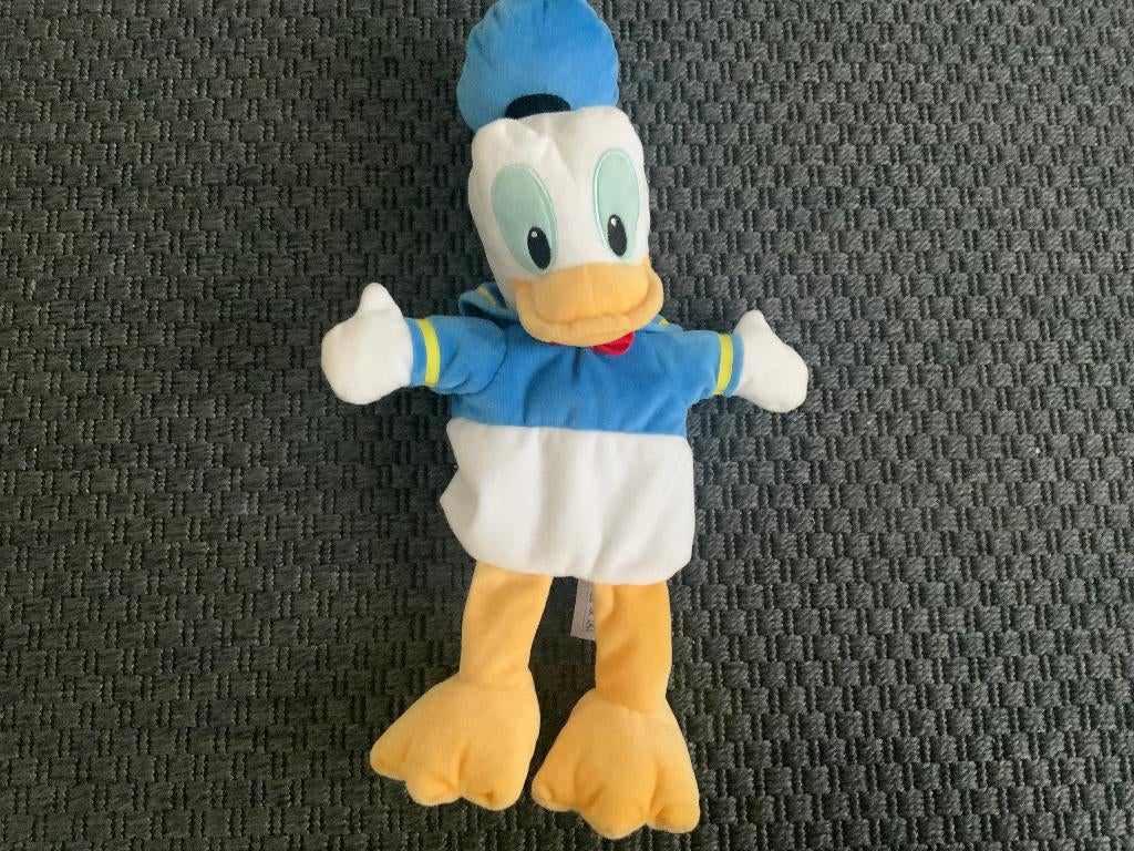 Disney's Donald Duck Handpop doll - peluche pop Knuffel, Verzamelen, Disney, Zo goed als nieuw, Knuffel, Donald Duck, Ophalen of Verzenden