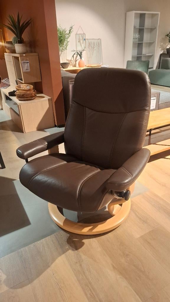 Stressless fauteuil large, Huis en Inrichting, Fauteuils, Ophalen, 75 tot 100 cm, Zo goed als nieuw, 75 tot 100 cm
