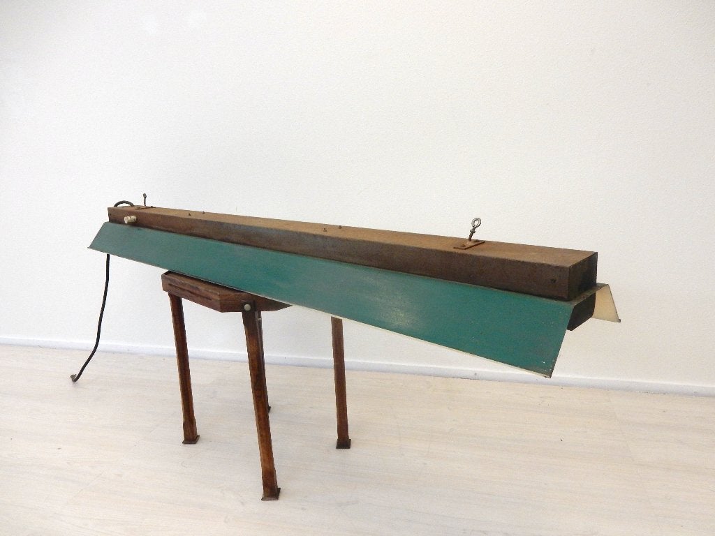 XXL vintage TL lamp industrieel jaren 60 / 70 hanglamp, Verzamelen, Retro, Ophalen of Verzenden, Huis en Inrichting