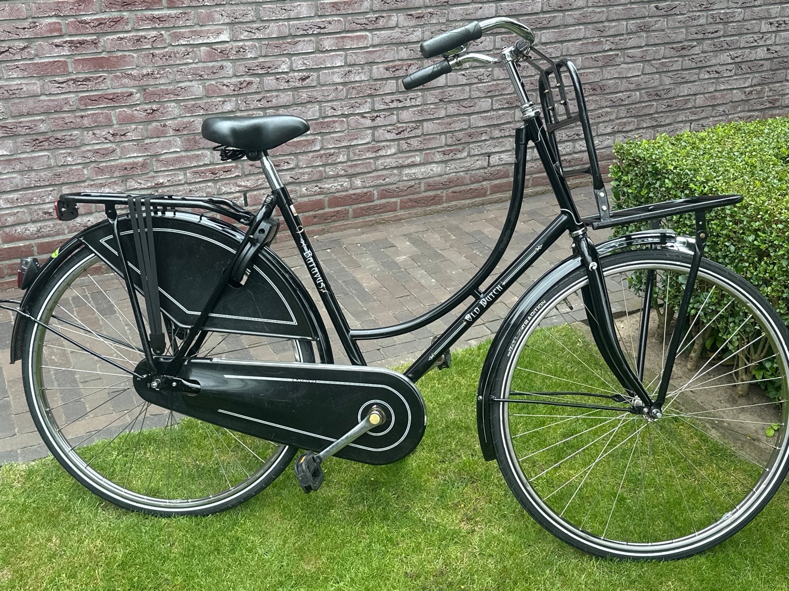 Batavus Old Dutch Transportfiets 100 % oké!!, Fietsen en Brommers, Ophalen, Terugtraprem, Gebruikt, Batavus