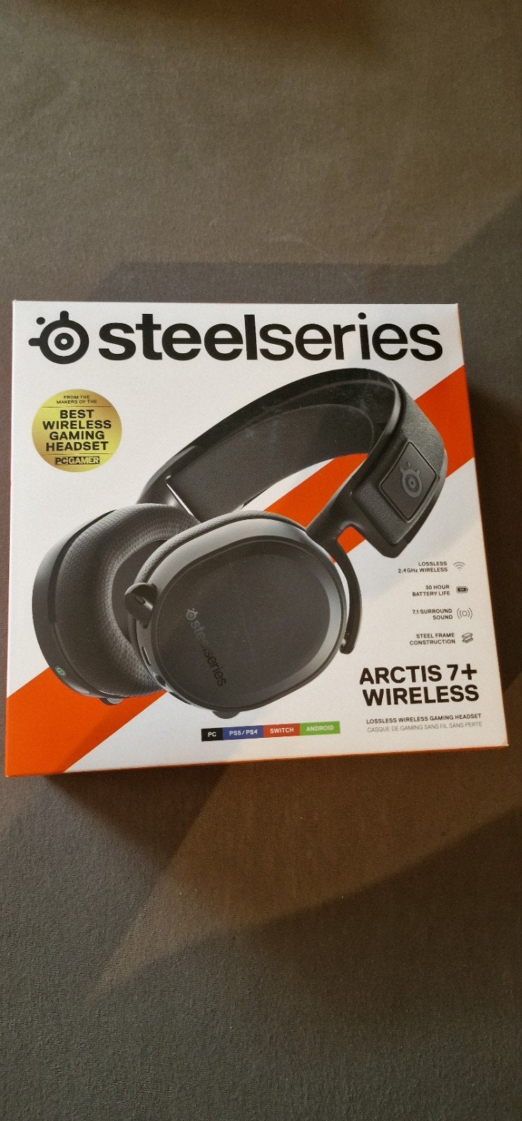 SteelSeries Arctis 7+ Wireless Gaming Headset, Ophalen, Gaming, Nieuw, Draadloos