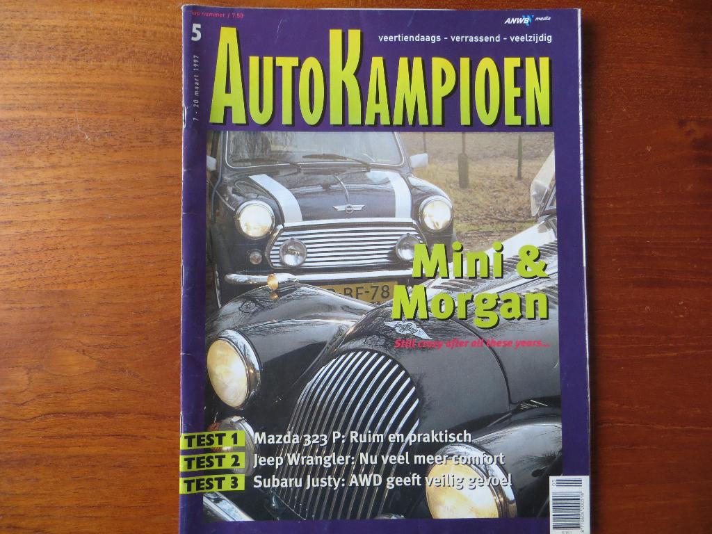Autokampioen 5 1997 Mini Cooper 1.3i Morgan 4/4, Citroën 2CV, Ophalen of Verzenden, Nieuw, Citroën