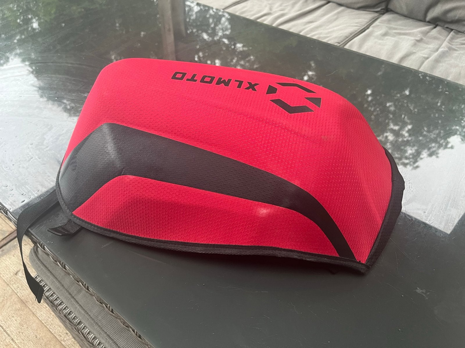 XL MOTO Motortas / Rugzak - Rood/Zwart, Motoren, Ophalen, Gebruikt