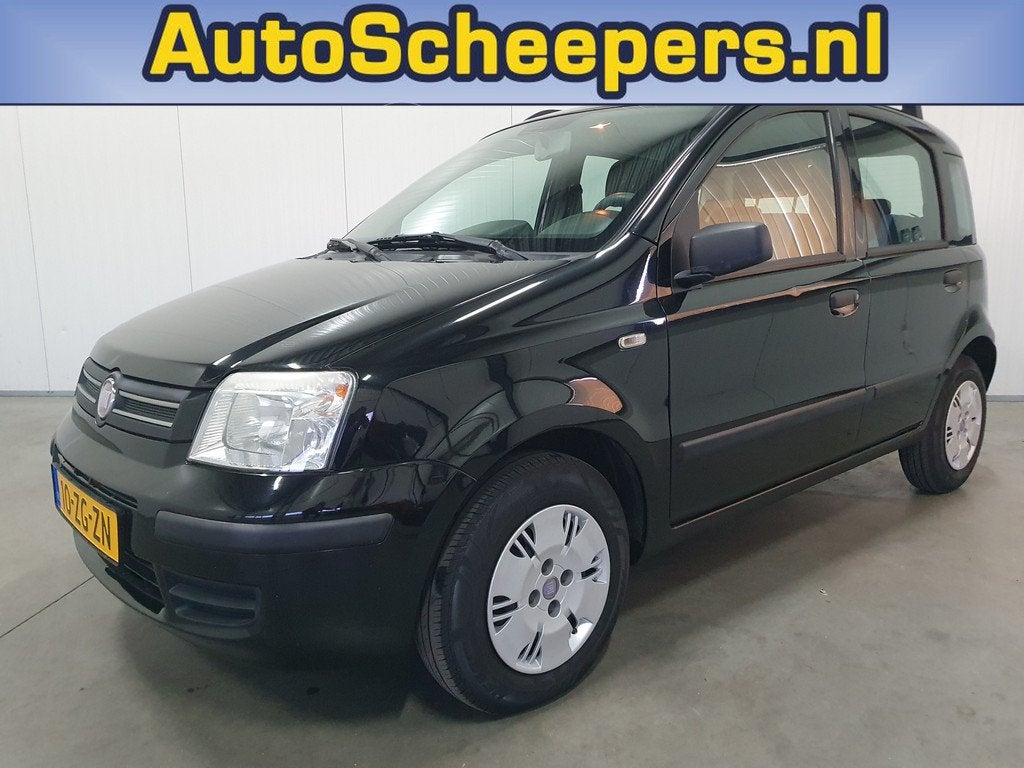Fiat Panda 1.2 Edizione Cool AIRCO/EL.PAKKET (bj 2008), Auto's, Fiat, Voorwielaandrijving, Metallic lak, Gebruikt, Zwart