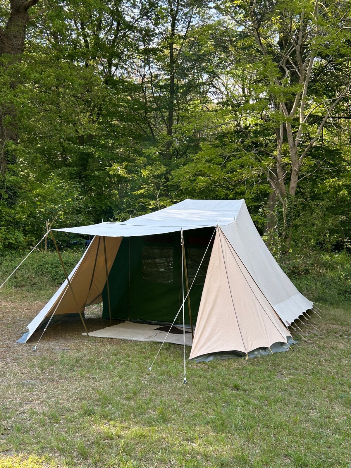 De Waard Jan van Gent tent compleet mét binnentent & luifels, Caravans en Kamperen, Tenten, Ophalen, Gebruikt, Tot en met 4