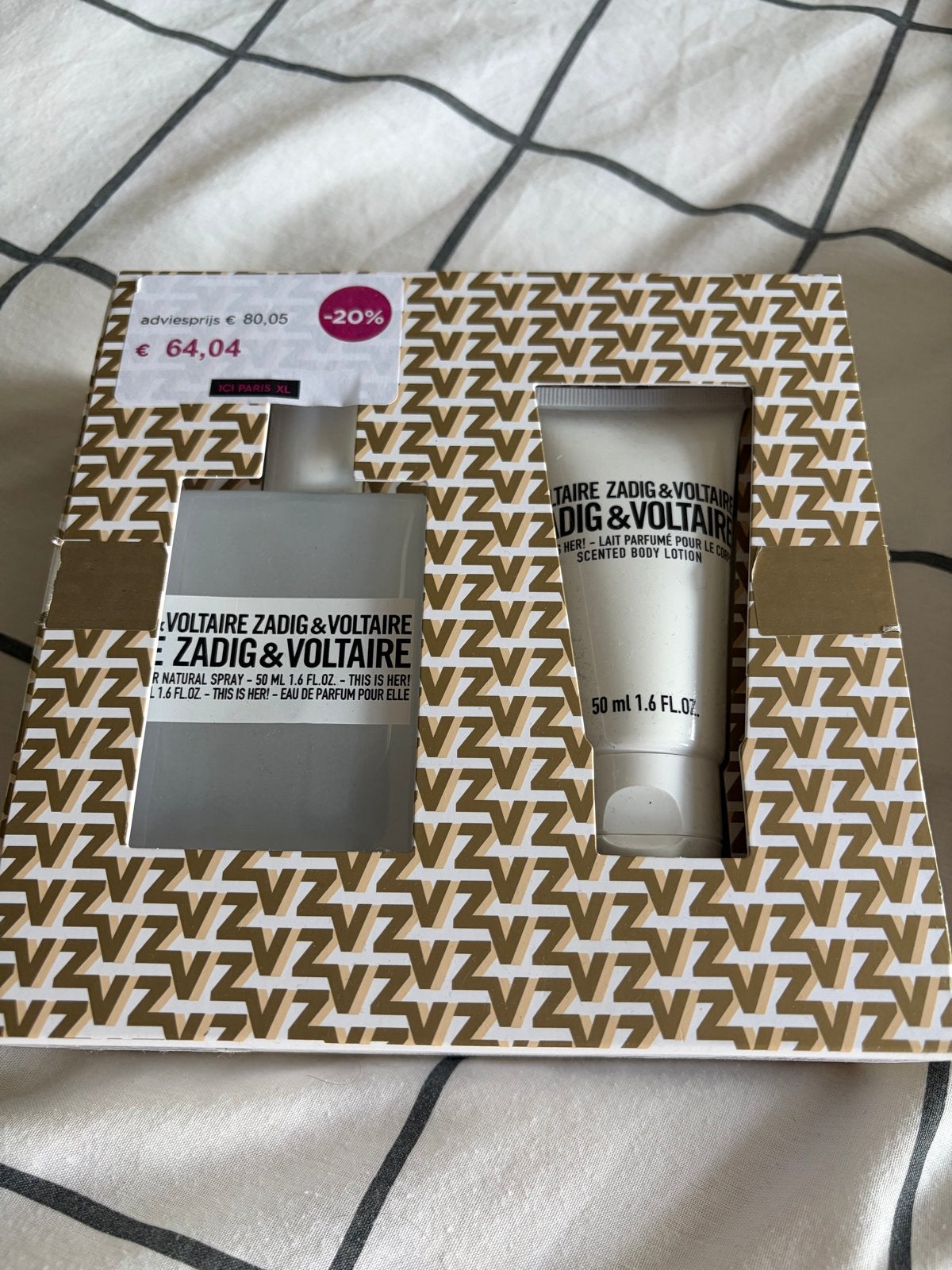 Zadig & Voltaire This is Her! Eau de Parfum 50 ml Giftset, Ophalen of Verzenden, Zo goed als nieuw