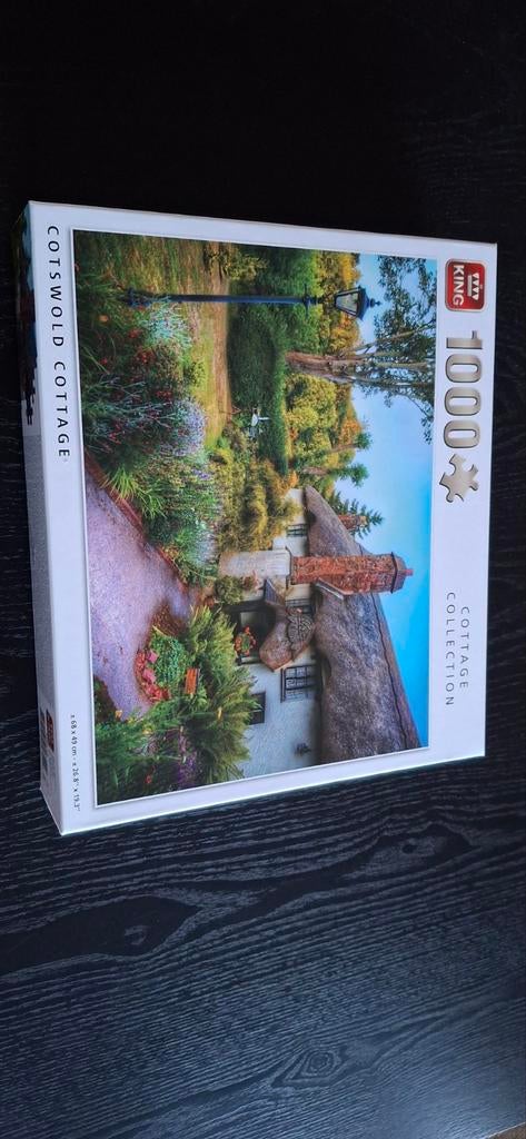King puzzel Cotswold Cottage 1000 stukjes, Ophalen of Verzenden