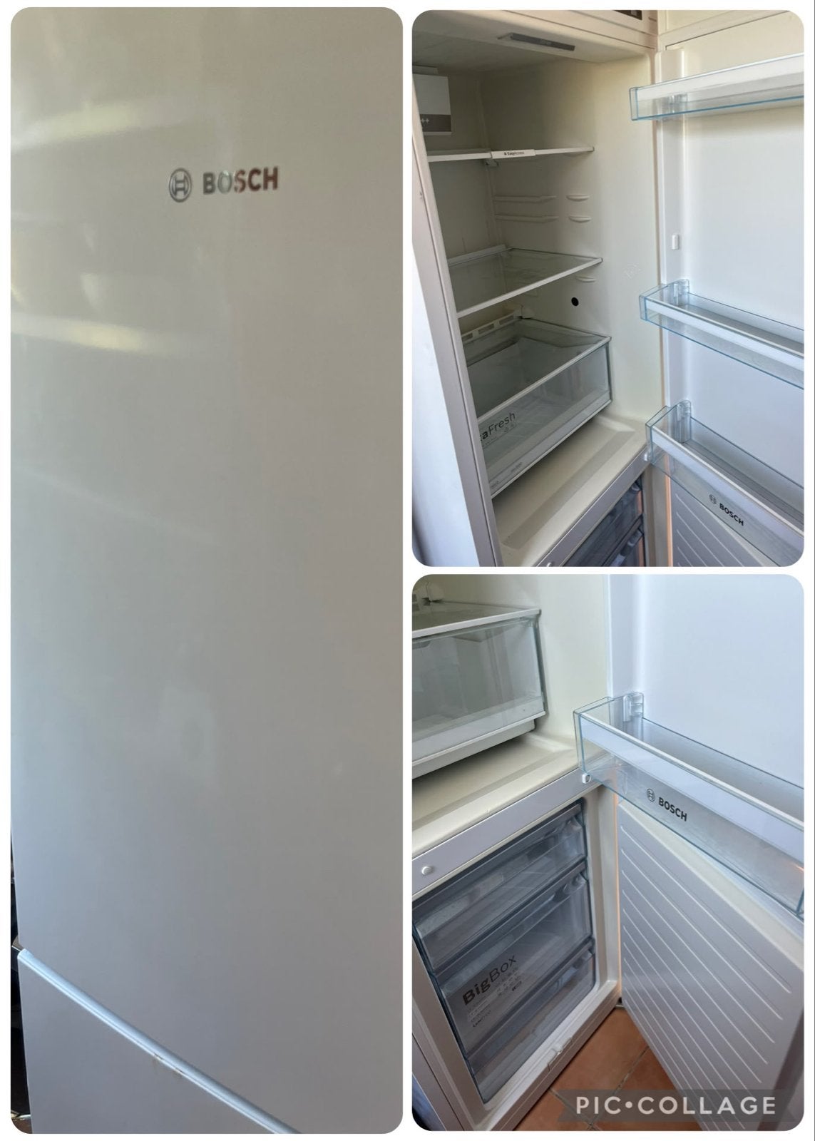 Bosch KGV33VW31S/06 Koelkast met LowFrost vriesvak - ZGAN, Ophalen, 200 liter of meer, 60 cm of meer, 160 cm of meer