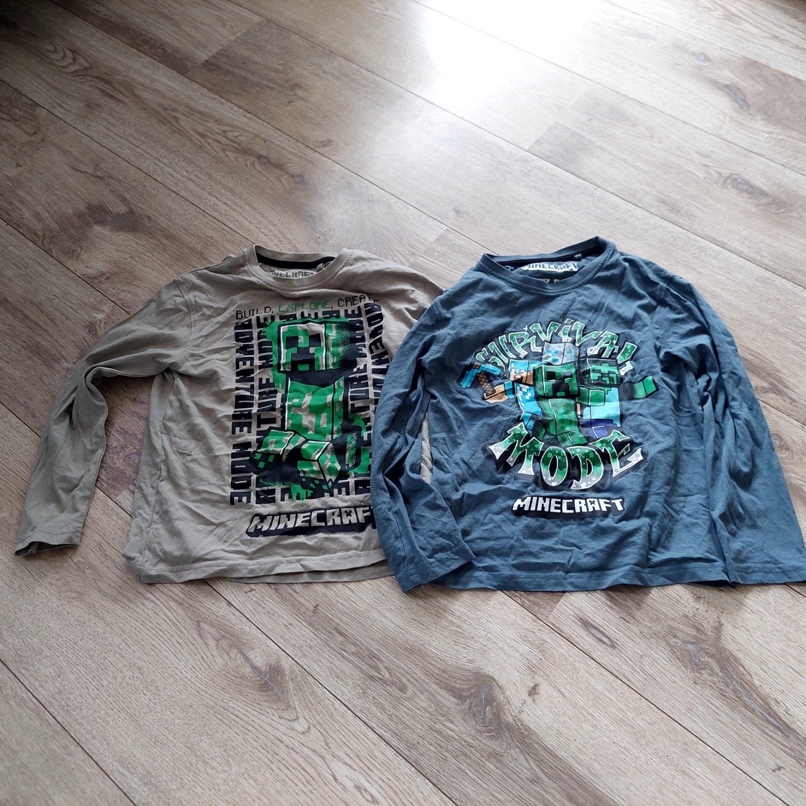 2 dunne truien maat 134 minecraft primark, Kinderen en Baby's, Trui of Vest, Ophalen of Verzenden, Zo goed als nieuw, Primark