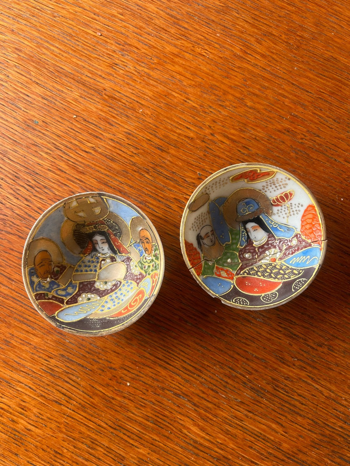 Antieke Japanse Satsuma theekopjes, Antiek en Kunst, Ophalen of Verzenden