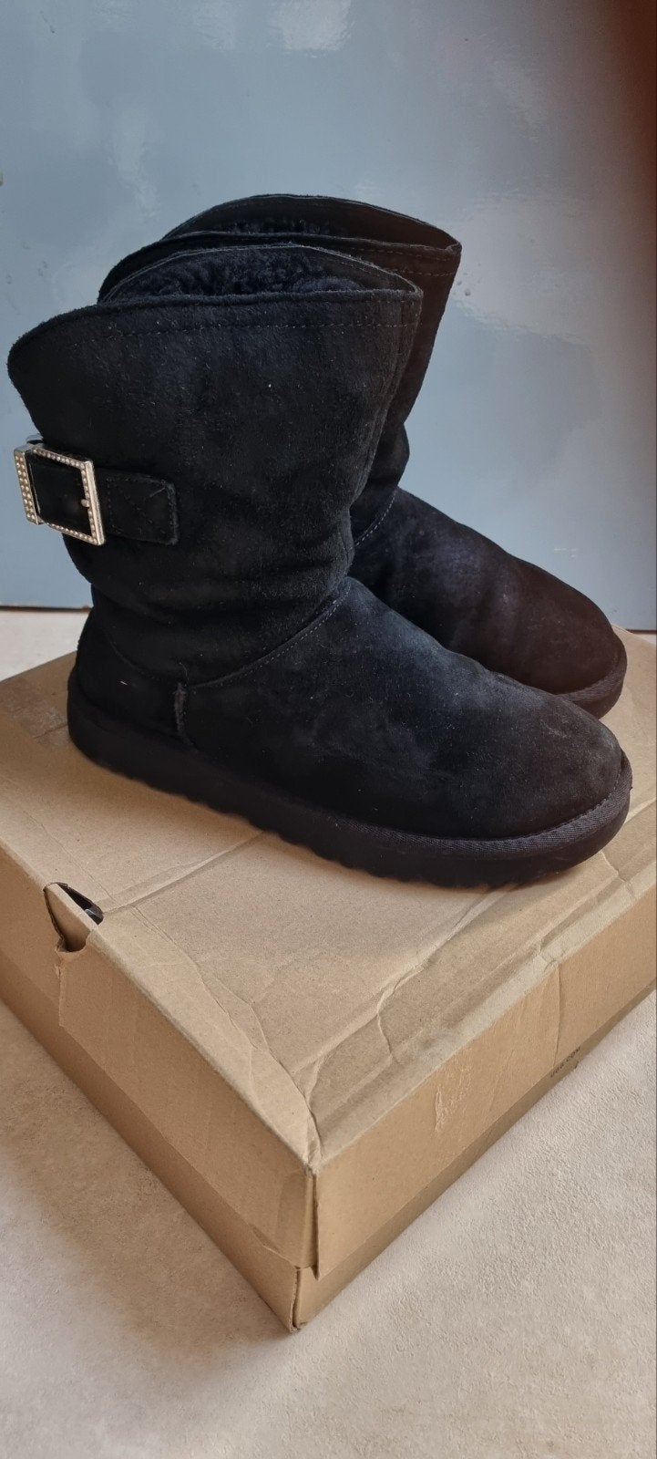 Uggs laarzen maat 36, UGG, Zwart, Lage of Enkellaarzen, Ophalen of Verzenden