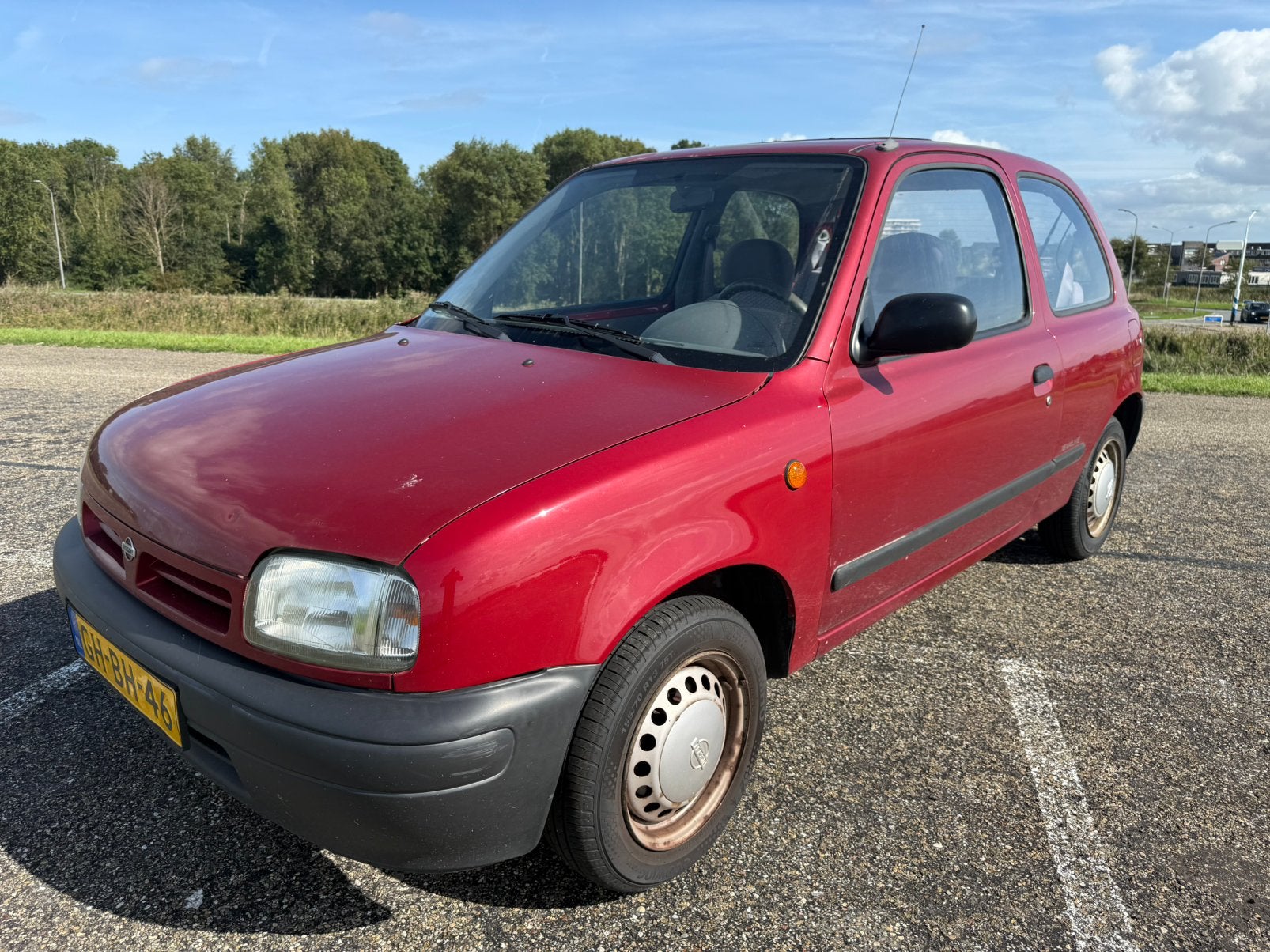 Nissan Micra 1.0 AUTOMAAT/OPEN DAK/3e EIGENAAR/NAP, Auto's, Stof, 54 pk, 4 cilinders, 800 kg