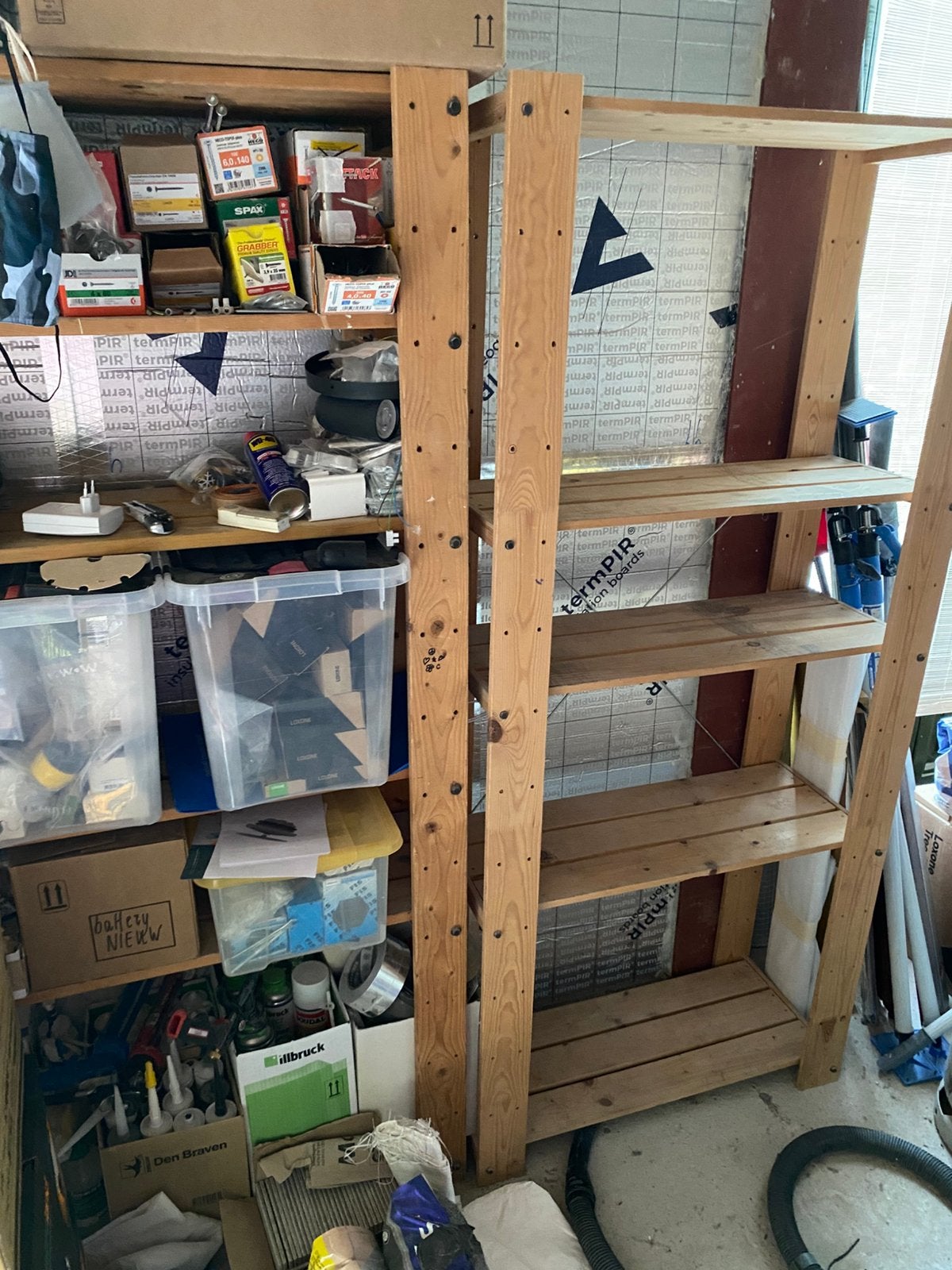 Te koop 2x IKEA Heijne stellingkast, Ophalen, Gebruikt