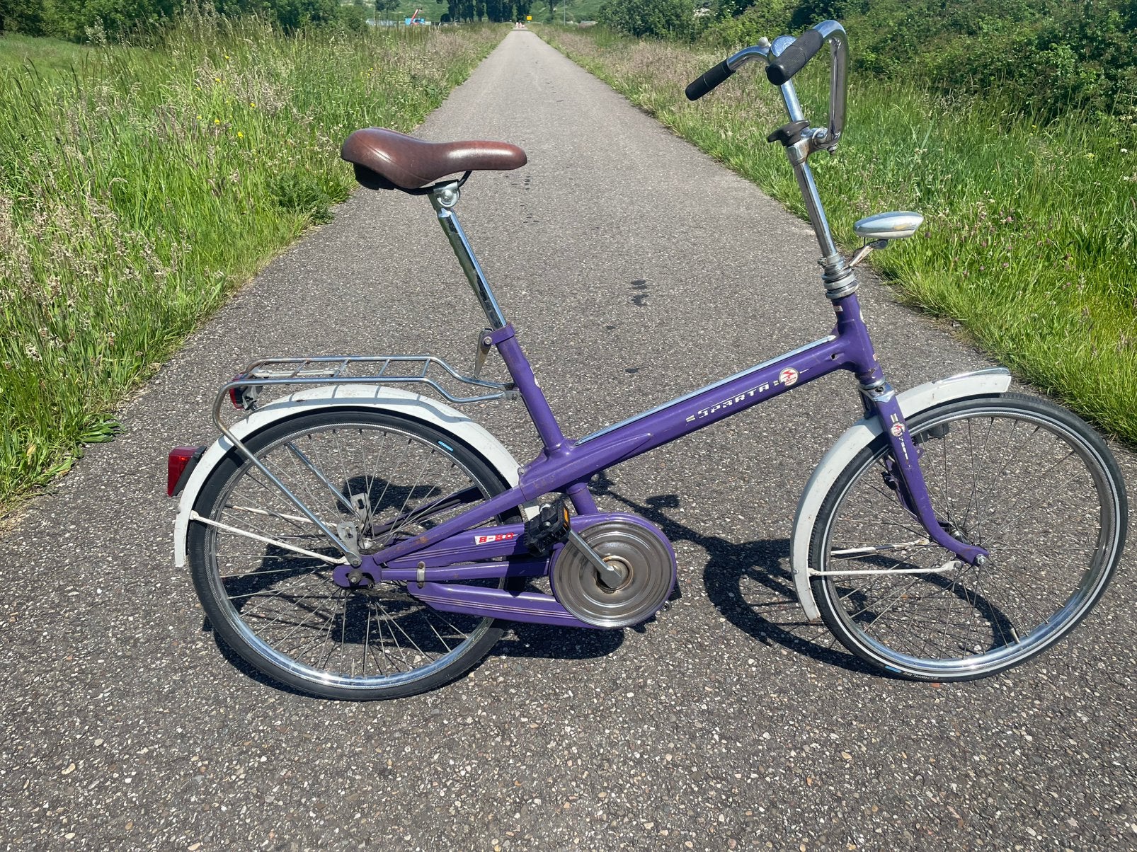 SPARTA retro deelfiets 22” fiets SPARTA 8 - 80 vouwfiets, Ophalen, Gebruikt, Terugtraprem, 20 inch of meer