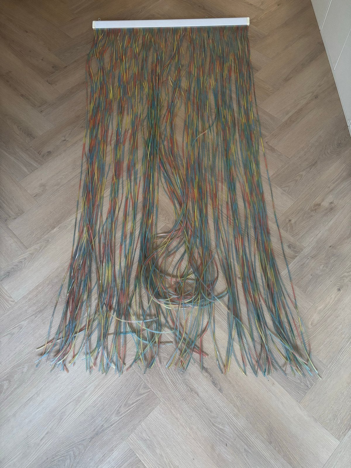 Vintage Vliegengordijn 88x190- Kleurrijk en Retro, Ophalen of Verzenden, Gebruikt