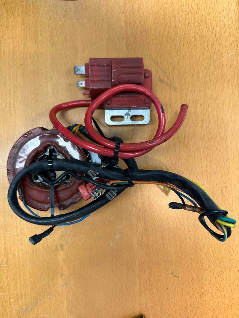 Motoplat ontsteking plus bobine KS80, Fietsen en Brommers, Ophalen of Verzenden, Gebruikt, Overige typen