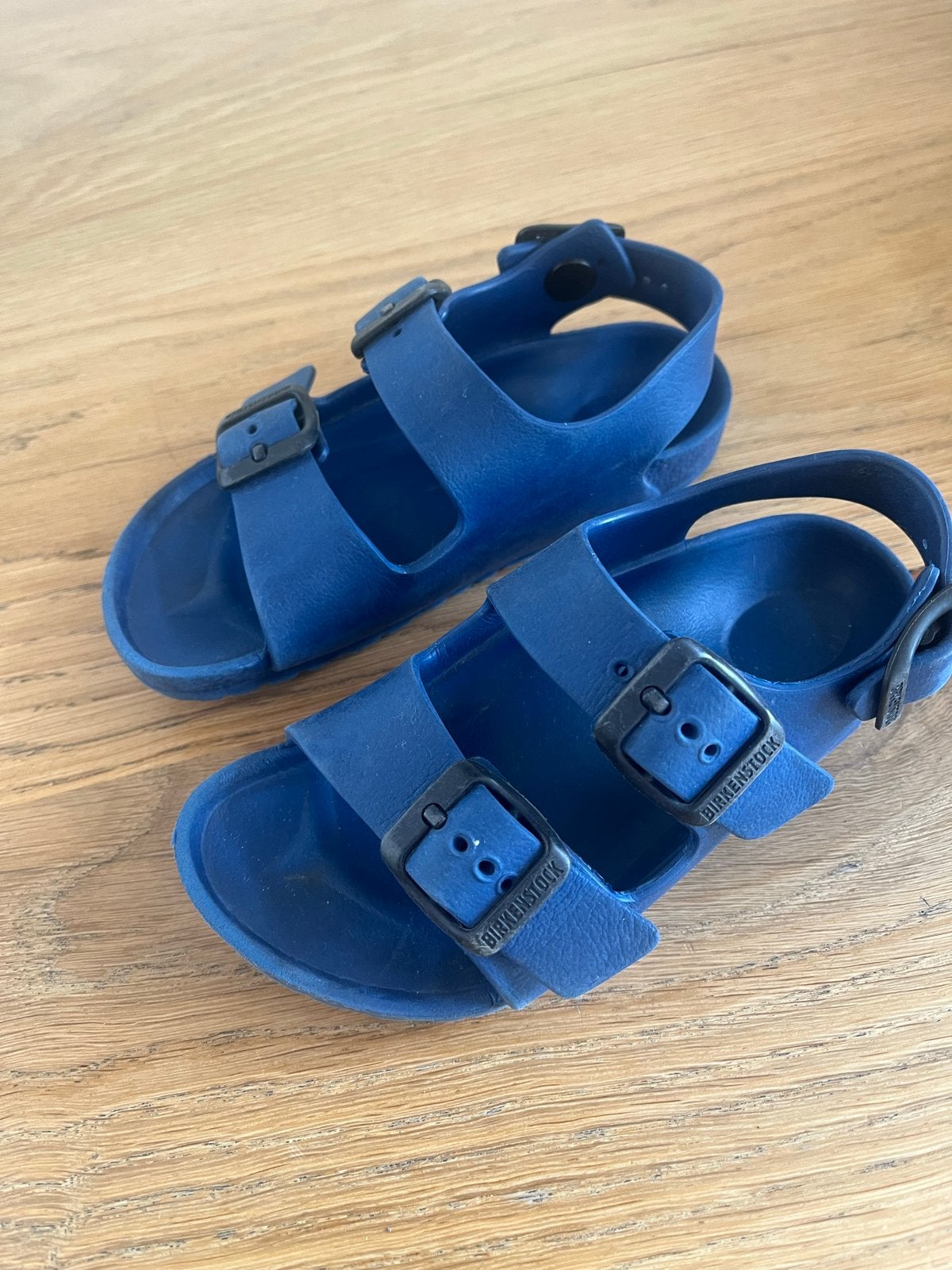 Birkenstock EVA sandalen blauw - Maat 27, Ophalen of Verzenden, Gebruikt, Jongen of Meisje, Schoenen