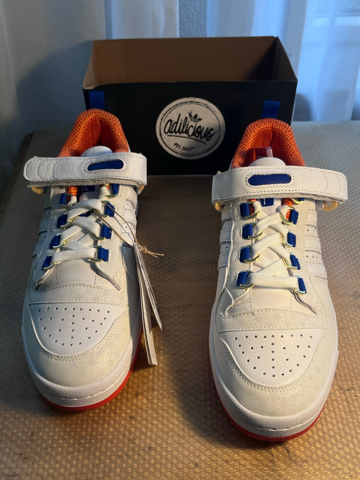 Adidas Adilicious Forum Low 'Superfly' UK 9.5, Ophalen of Verzenden, Nieuw, Wit, Sneakers of Gympen