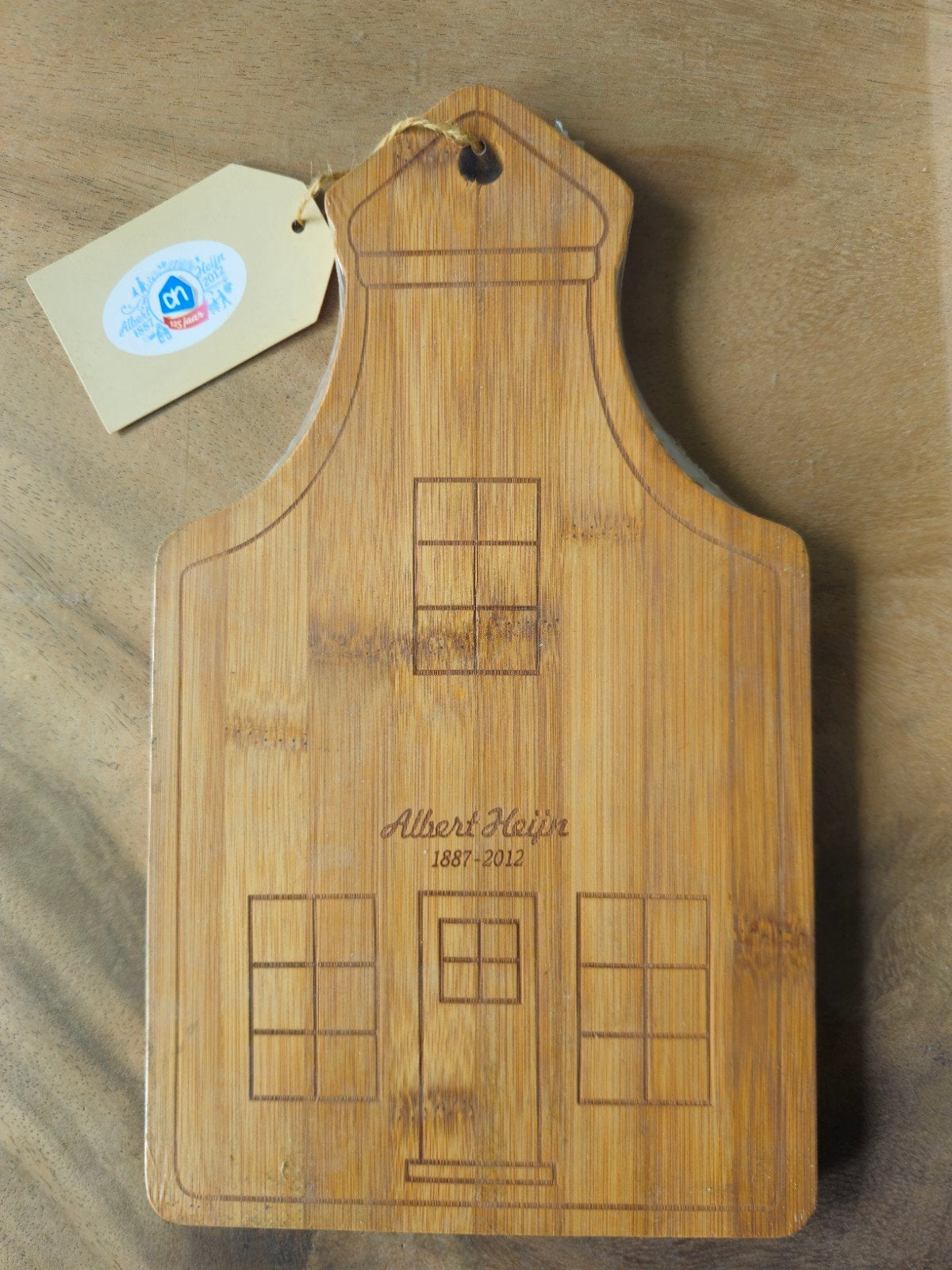 Nieuwe bamboo jubileum snijplank 125 jaar serveerplank AH, Ophalen of Verzenden, Nieuw