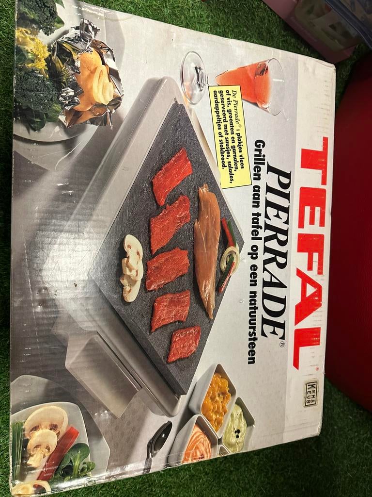 Tefal tafel steengril, Ophalen of Verzenden, Gebruikt, Steengrill
