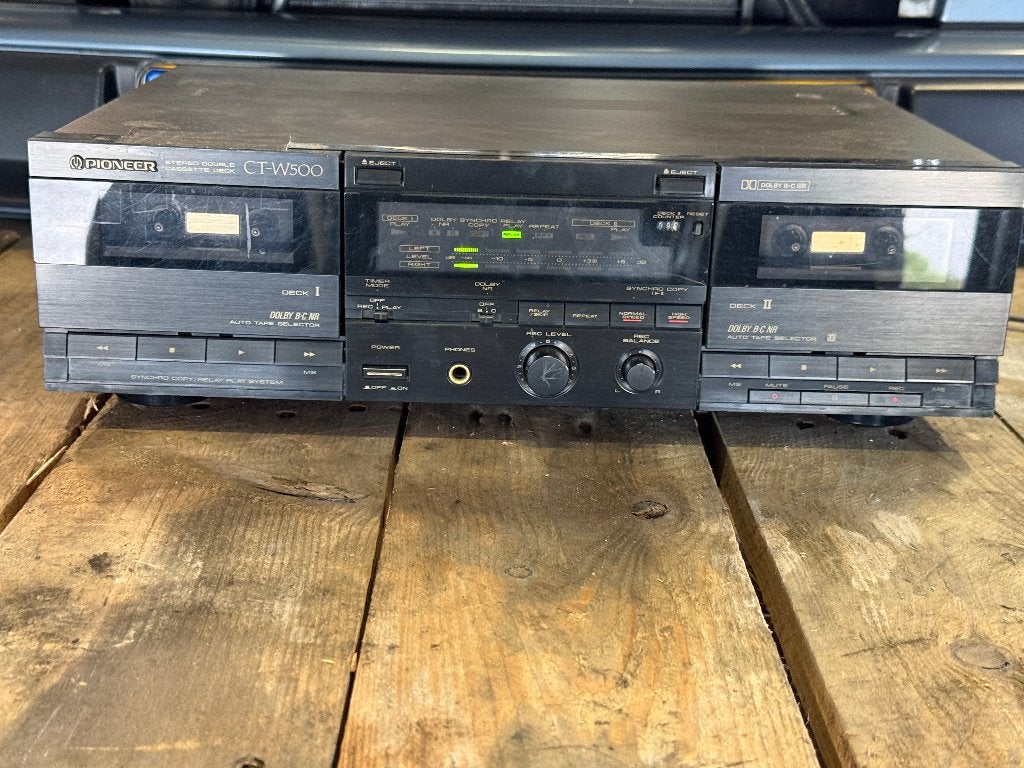Pioneer CT-W500 dubbel cassette deck, Ophalen of Verzenden, Dubbel, Overige merken