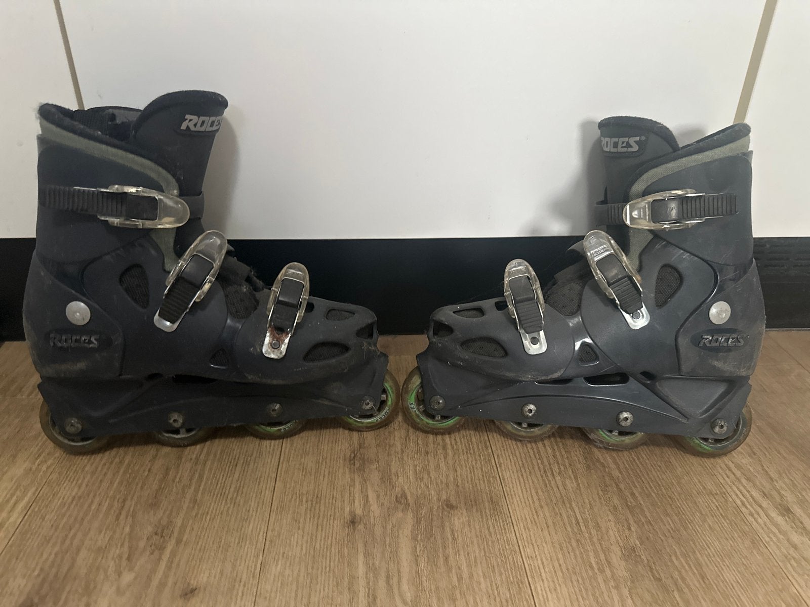Roces inline skates met bescherming, Ophalen, Gebruikt, Inline skates 4 wielen, Heren