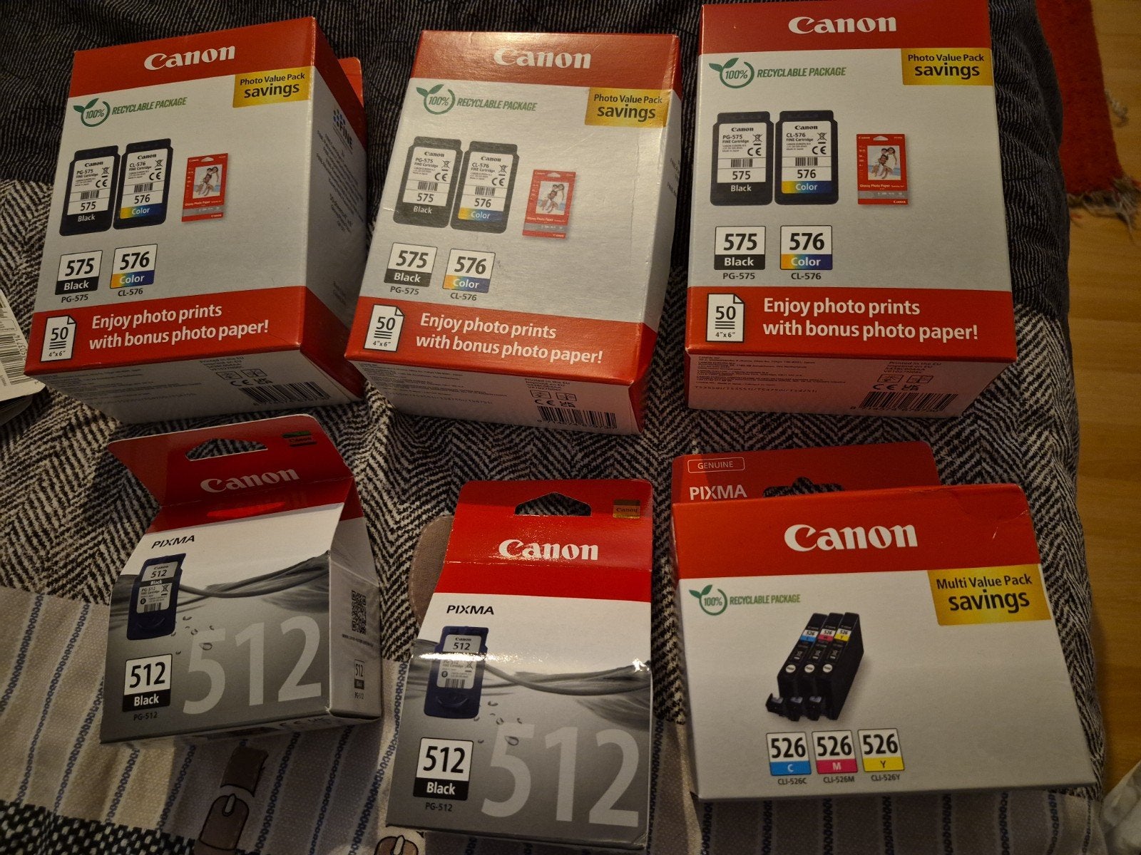 Inkt cartrigdges diverse orgineel en nieuw in 1 koop, Ophalen of Verzenden, Nieuw