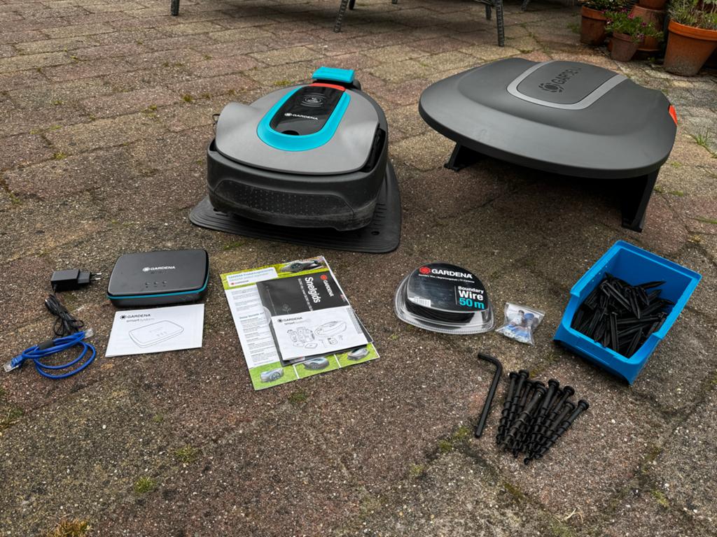 Gardena Sileno City Smart 500 Robotmaaier, Tuin en Terras, Robotmaaiers, Gebruikt, Minder dan 20 cm, Bestuurbaar via app, Ophalen