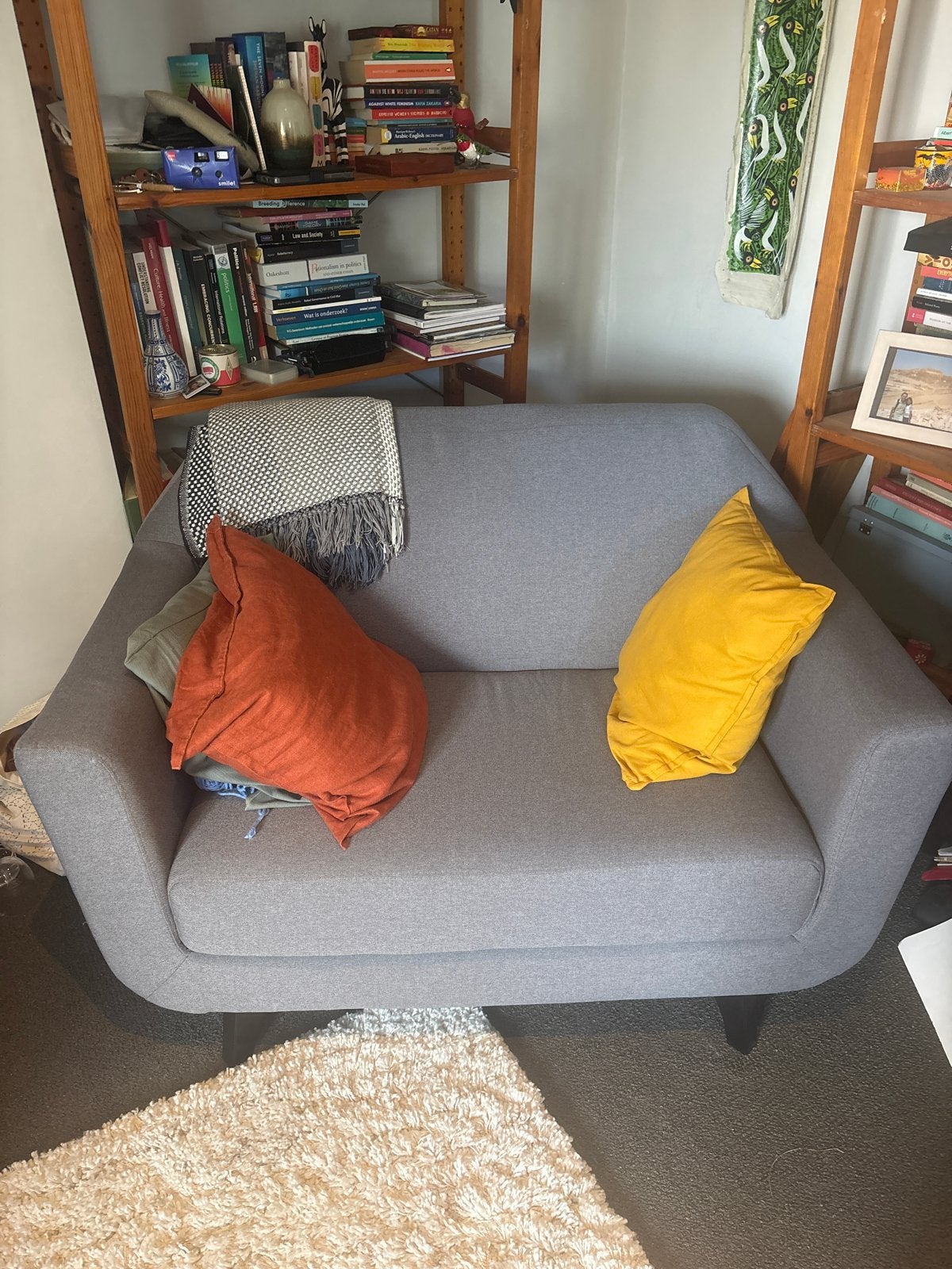 Loveseat grey, Ophalen, Overige maten, 150 tot 200 cm, 75 tot 100 cm