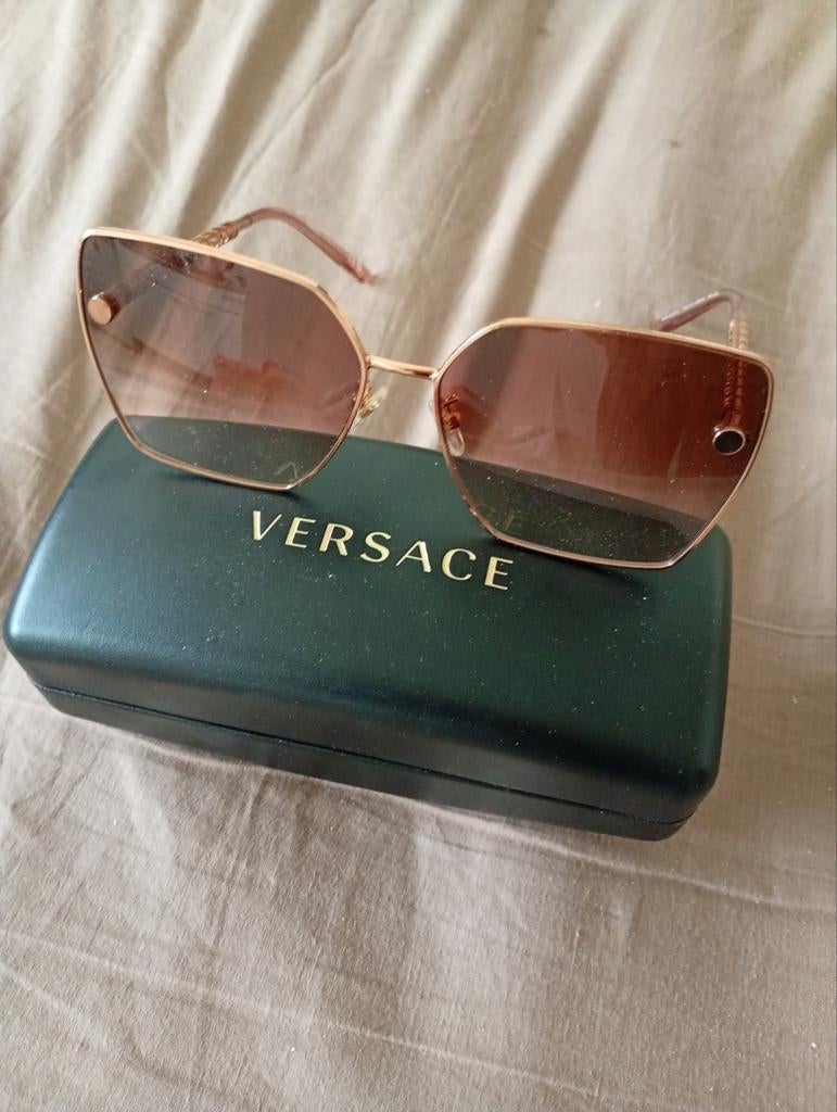 Versace damesbril met case, Ophalen of Verzenden, Zwart, Overige merken