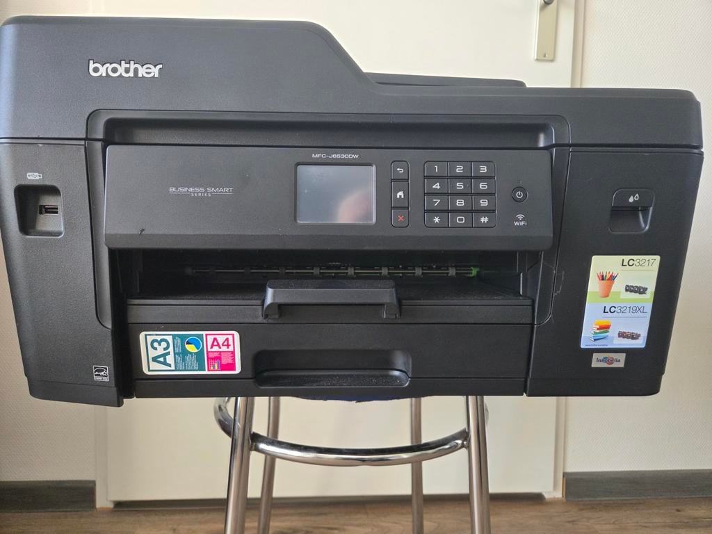 Brother MFC-J6530DW A3/A4 printer - defect, voor onderdelen, Computers en Software, Printers, Ophalen, Kleur printen, Inkjetprinter