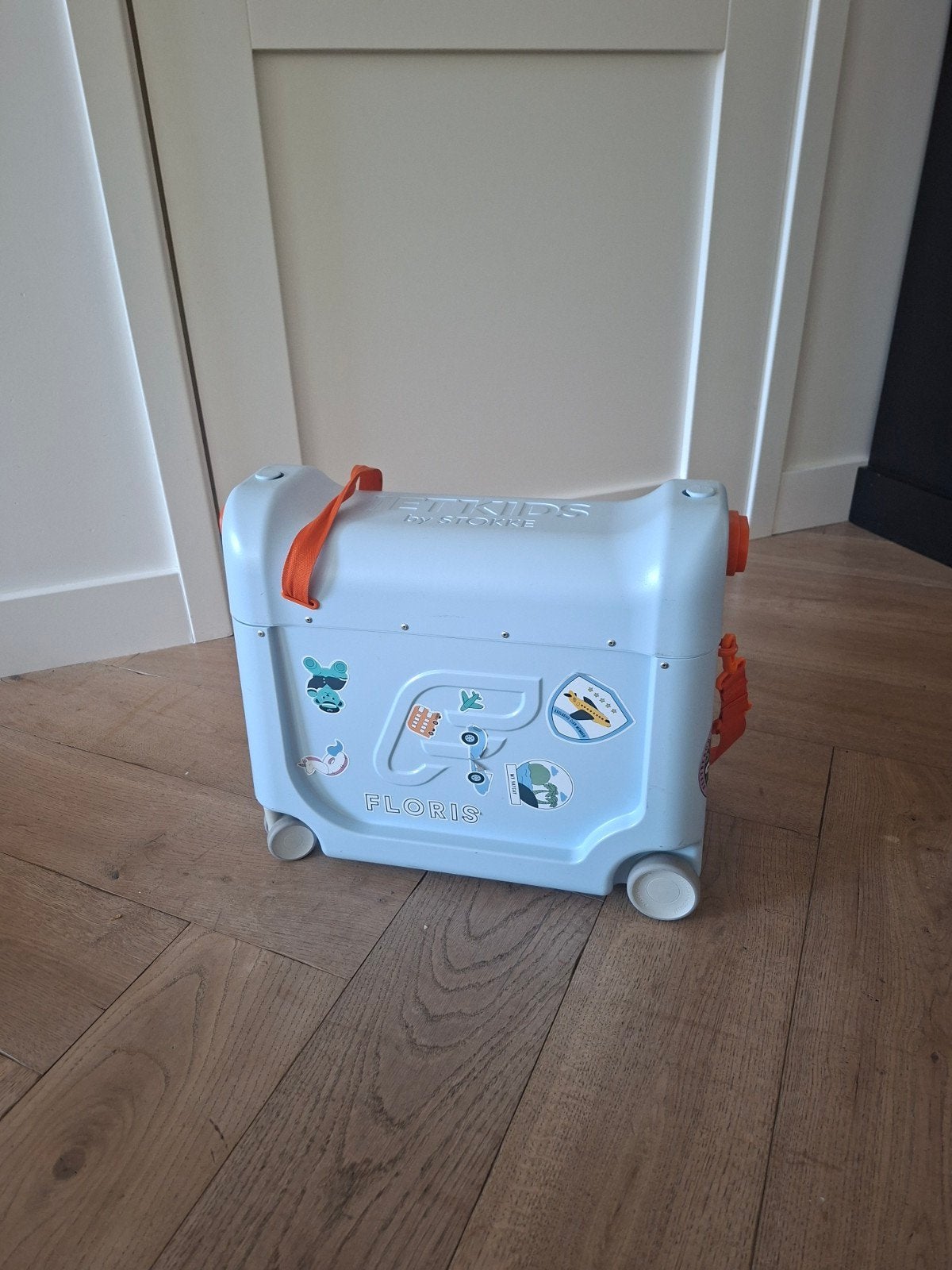Stokke Jetkids Bedbox - Handige kinderkoffer & bedje, Ophalen of Verzenden, Gebruikt, Overige merken