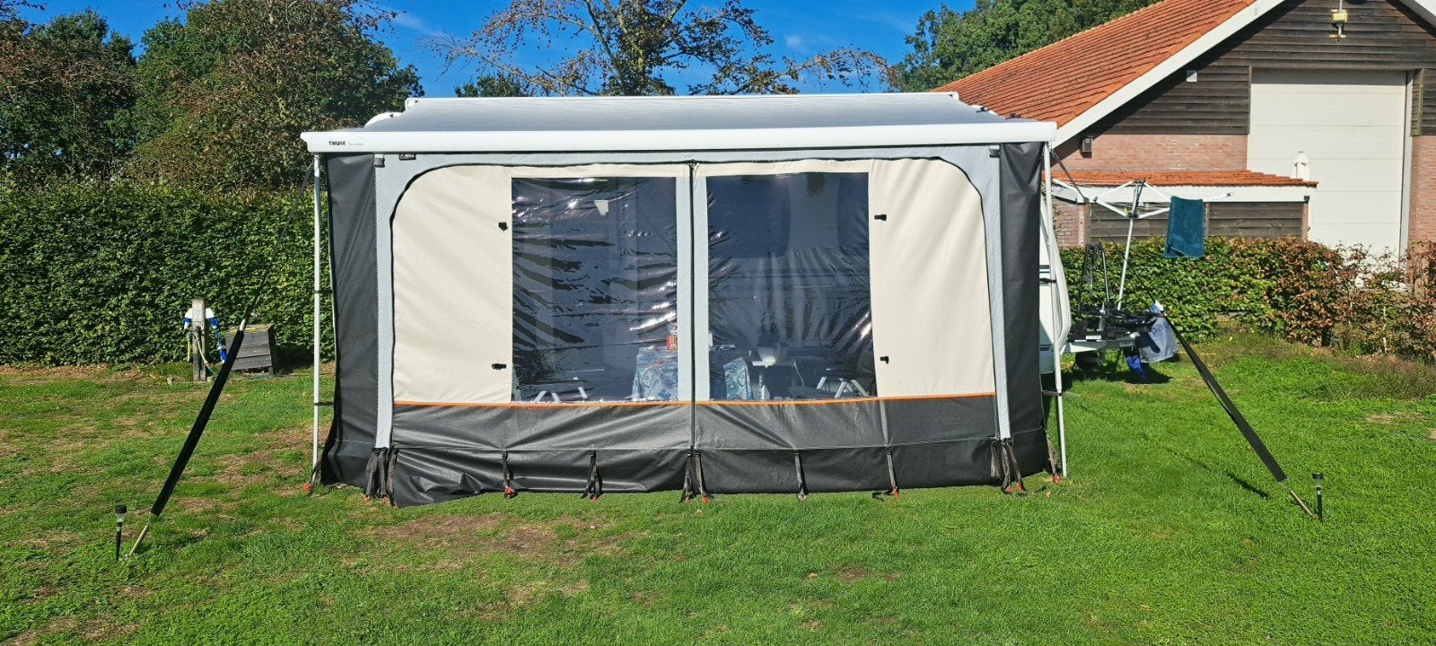 te  koop  een reda adventure luifeltent 425 tot 450 breed, Ophalen of Verzenden, Zo goed als nieuw
