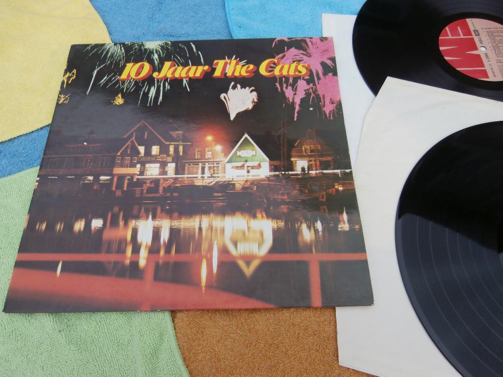 2-LP - The Cats - 10 Jaar The Cats., LP, Inclusief boekje, Pop, Ophalen of Verzenden