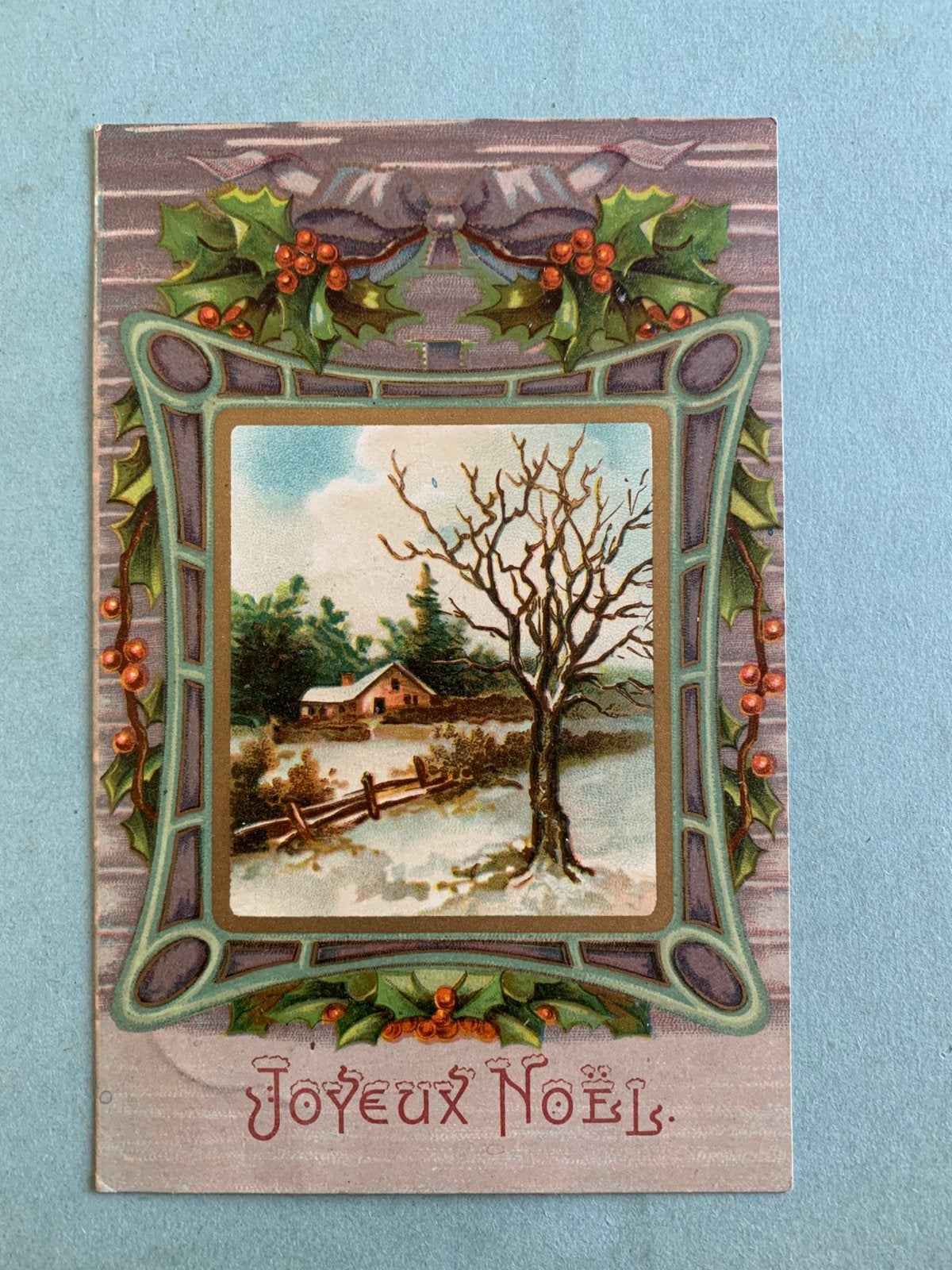Joyeux Noël, Ophalen of Verzenden, Voor 1920, Gelopen, Feest(dag)